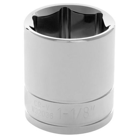 PERFORMANCE TOOL 1/2 In Dr. Socket 1-1/8 In, W32036 W32036